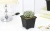 Import Cheap square black plastic plant flower nursery pot for 10*9.5cm from China
