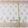 chemical water soluble lace trim wholesale  Exquisite design lace and voile lace embroidery  fabric for ladys fashion fabric or handbag fabric