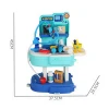 Children pretend doctor play toys set with backpack