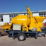 china best factory of concrete pump/concrete mixer with pump/small concrete pump