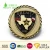 Import China craft supplier custom metal stamping black painted airline logo military challenge coins from China