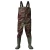 Import china factory fishing wader nylon PVC coat water proof men&#39;s chest waders from China