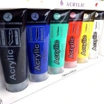 China Hot Sell Non-Toxic Acrylic Fabric Oil Color Paints 75ml/120ml/180ml
