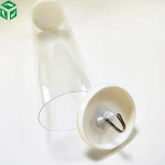 China human long hair extensions plastic packaging tube