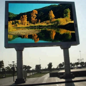 China light weight slim die-casting 960x960mm cabinet outdoor full color P10 RGB LED advertising screen