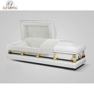 China manufactures 20 gauge non gasket cheap funeral casket supplies