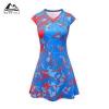 China Megahill factory oem custom sublimation print new design womens badminton jersey clothes clothing uniform sportswear