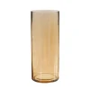 China profession manufacturer simple cylinder tall clear flower glass vase