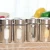 Import China Wholesale Glass Spice Bottle Stainless Steel Spice Bottle Glass Spice Jar with Lid from China