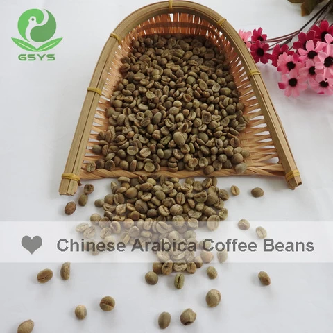 Chinese grade A Coffee beans with Wholesale Arabica Green Coffee Beans