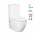 Import Chinese modern sanitary ware bathroom ceramic black wc piss two piece toilet set from China
