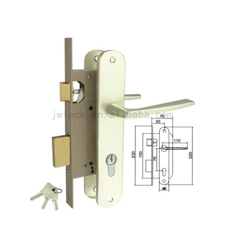 Chinese Supplier Price Security Assurance CP 5458 Portable Entry Door Handles