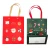 Import Christmas Paper Gift Bag Custom Printed And Small Christmas Gift Packaging from China