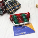 Christmas Plaid Little Coin Purses