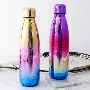 CHUFENG Custom Printed BPA Free Sports Stainless Steel Swelling Cola Water Bottle