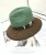 Import Classic style customized logo raffia straw fedora sun hat,cool straw cowboy hat from China