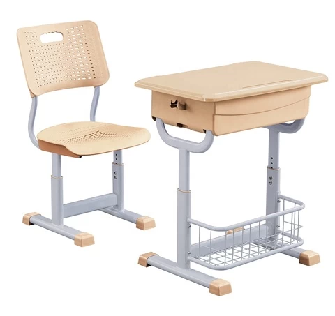 Classroom furniture height adjustable primary school student desk and chair