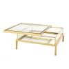 Coffee Table Morden Mirror Glass Oem Customized Style Living Packing Room Furniture Color Side Table