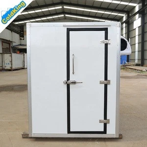ColdKing 1.6m FRP sandwich panel small food trailer reefer storage box -20C mobile storage cold room