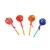 Import Colorful fruity flavor sweet ball shape lollipop candy from China