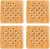 Import Combohome Bamboo Trivet Mat Set Heavy Duty Hot Pot Holder Pads Coasters from China