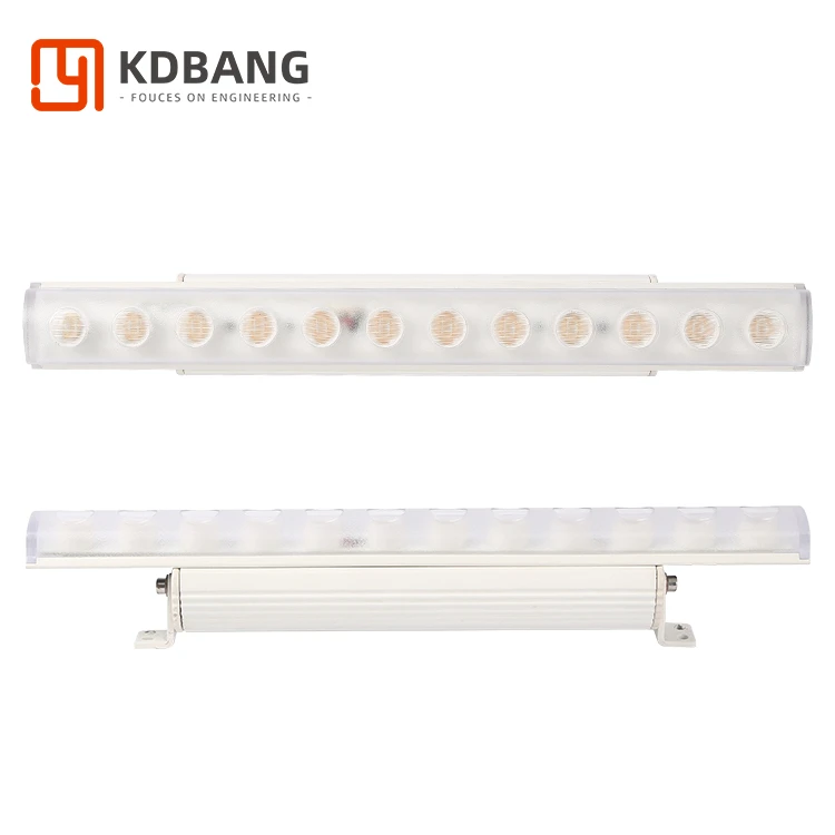 Commercial Lighting waterproof IP65 12w rgb rgbw dmx linear dimmable led wall washer lamp