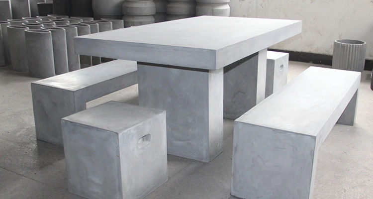 Complete set of cement tables and stool for Kitchen Dining and Coffee and outdoor  use