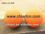 Concrete pump pipe clean out sponge ball