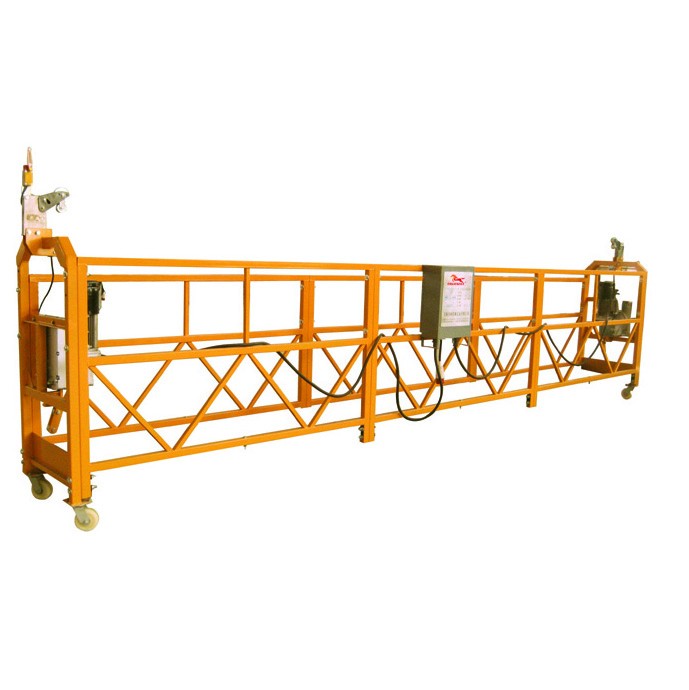 Construction lifting machines aluminium powered suspended aerial work platform