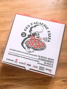 Corrugated Cheap Carton Box Wholesale Custom Logo Printed High Quality Pizza Box