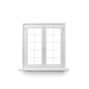 Cost-Effective Performance Window Casement Plastic Steel  Special-Shaped Window-To-Open Window With Decorative Grid
