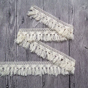 Cotton Tassel Fringe Lace Trims Textile Wholesale Ribbon