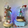 Creative glass crystal ball Christmas atmosphere decoration star lights Christmas gifts Friends classmates girlfriends holiday