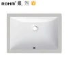 CSA and CUPC standard Hot sales Porcelain bathroom sanitary ware square shape under mount sink CUS1813