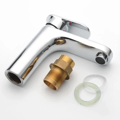 cUPC certified brass hot cold water faucet bathroom sink taps single hole wash basin faucet