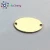 Import custom 2 hole brand logo button badge metal plate garment label for clothing from China