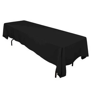 Custom 90 x 132 Inch Rectangle And 120 Inch Round Wedding Tablecloth Wholesale  White Rectangular Table Cloth For Weddings