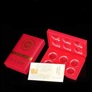 Custom coin paper gift box coin slabs plastic storage boxes