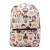 Import Custom eco-friendly high quality cute full print pu leather fashion school bags kids backpack from China