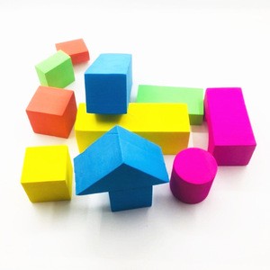 custom eva block assorted color building blocks light weight building blocks toy for kids playing