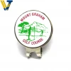 Custom golf magnetic hat clip with ball marker