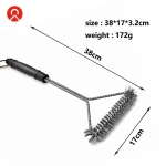 Custom High Quality Stainless Steel Clean Brush BBQ Grill Cleaning Brush BBQ Tools