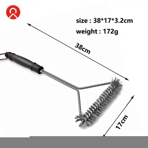 Custom High Quality Stainless Steel Clean Brush BBQ Grill Cleaning Brush BBQ Tools