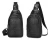 Import custom logo black mens classic crossbody crocodile sling strap shoulder pu 16 inch messenger bag from China