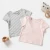 Import Custom O-neck Striped Short Sleeve 100% Oragnic Cotton Baby T Shirt from China