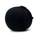 Custom oem black mini eva earphone storage cases bag
