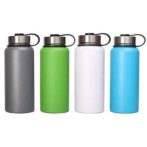Custom Printed Thermos Stainless Steel Vacuum Insulated Flasks Water Bottles Wholesale