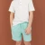 Custom seersucker boy&#039;s cargo board shorts