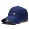 Custom sport polyester mesh hat breathable hiking running quick dry baseball cap
