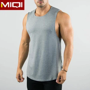 Custom Sportswear Wholesale Men T Shirt  Blank Vest Shirts Mens Gym Wear